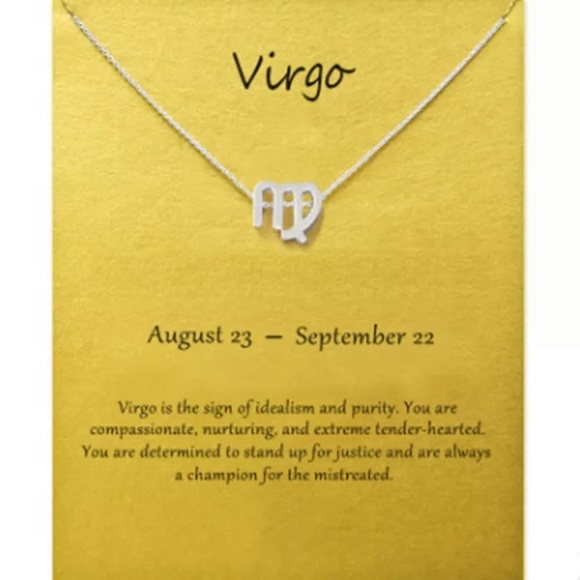 Virgo ♍️ Zodiac Necklaces - Picture 1 of 5